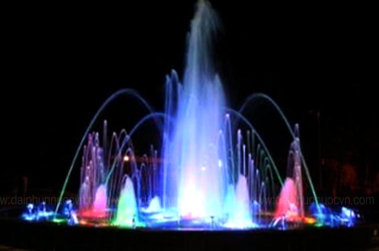 Nhạc nước nghệ thuật: music fountain; water feature; waterfall