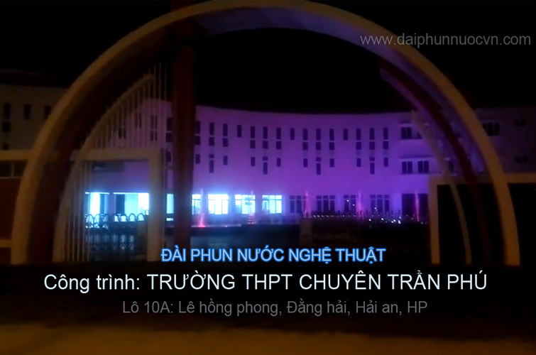 Đài phun Trường THPT Chuyên Trần Phú Hải Phòng