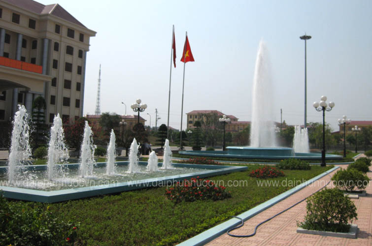 Đài phun nước trụ sở UBND Tỉnh Ninh Bình